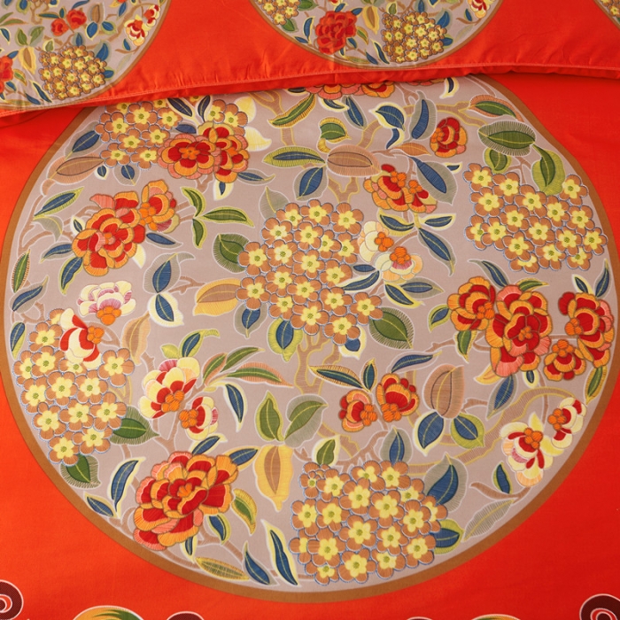 91家纺网 家纺一手货源 找家纺 诗洋洋家纺 大版加厚磨毛四件套床单款 颜如玉