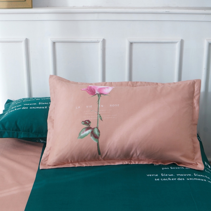 91家纺网 家纺一手货源 找家纺 诗洋洋家纺 大版加厚磨毛四件套床单款 一枝独秀