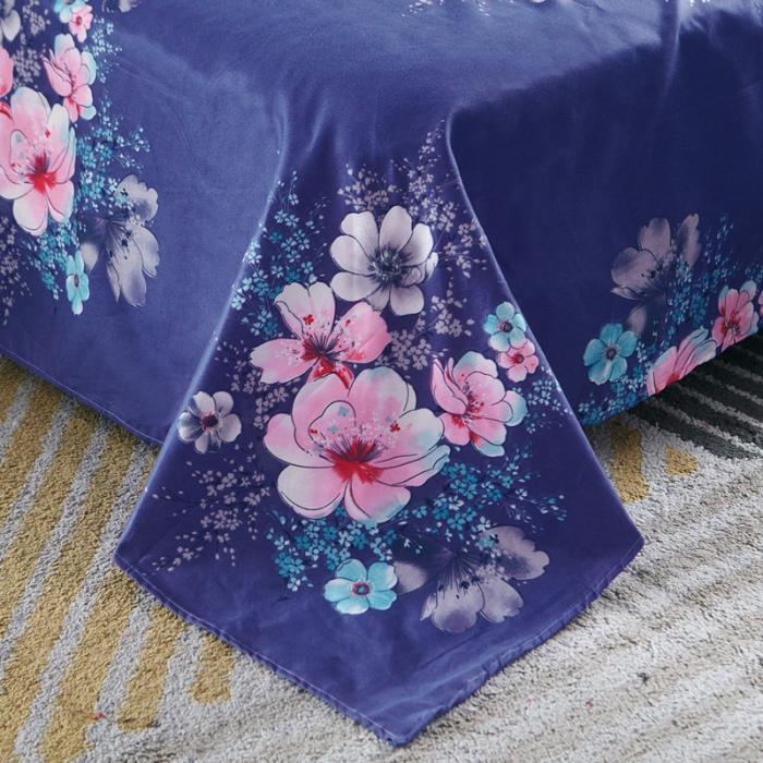 91家纺网 家纺一手货源 找家纺 诗洋洋家纺 大版加厚磨毛四件套床单款 遇见