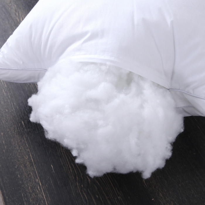 91家纺网 家纺一手货源 找家纺 仁宇枕业 枕芯全棉酒店立体纯白防雨布羽丝绒枕头