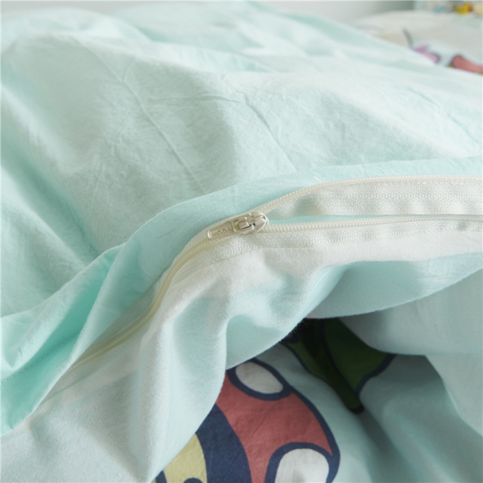 91家纺网 家纺一手货源 找家纺 璞素 2019新款水洗棉数码印花套件 疯狂吃豆人