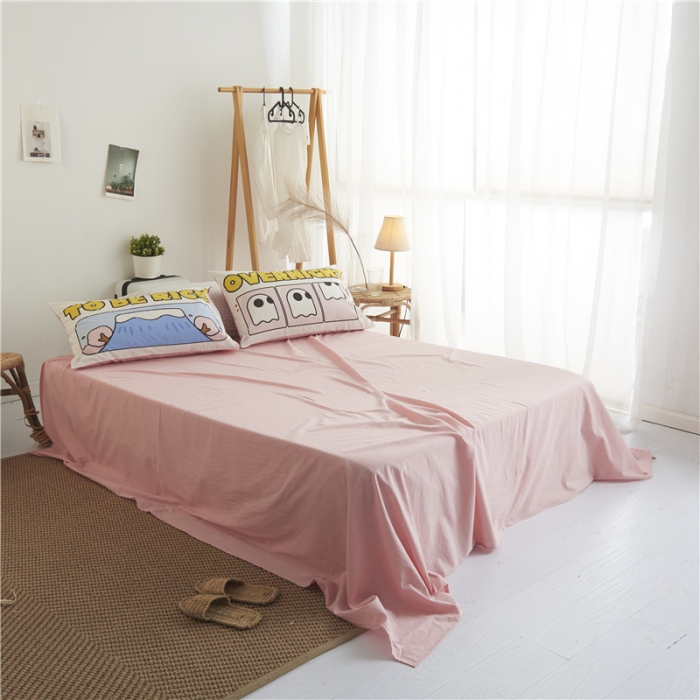 91家纺网 家纺一手货源 找家纺 璞素 2019新款水洗棉数码印花套件 美梦杂货铺