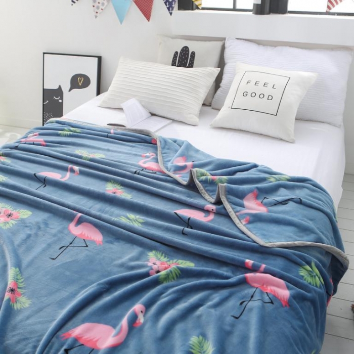 91家纺网 家纺一手货源 找家纺 羋多家纺 云貂绒毛毯童毯盖毯 丛林风情