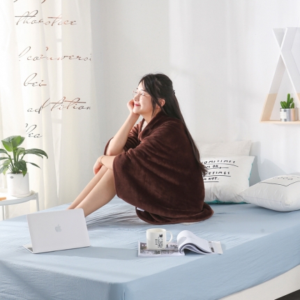 91家纺网 家纺一手货源 找家纺 （总）羋多家纺 双层（法莱绒+羊羔绒 ）多功能毯童毯披肩毯