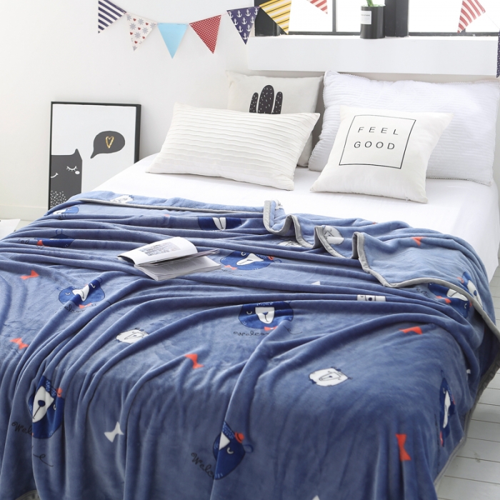 91家纺网 家纺一手货源 找家纺 羋多家纺 云貂绒毛毯童毯盖毯 俏皮物语