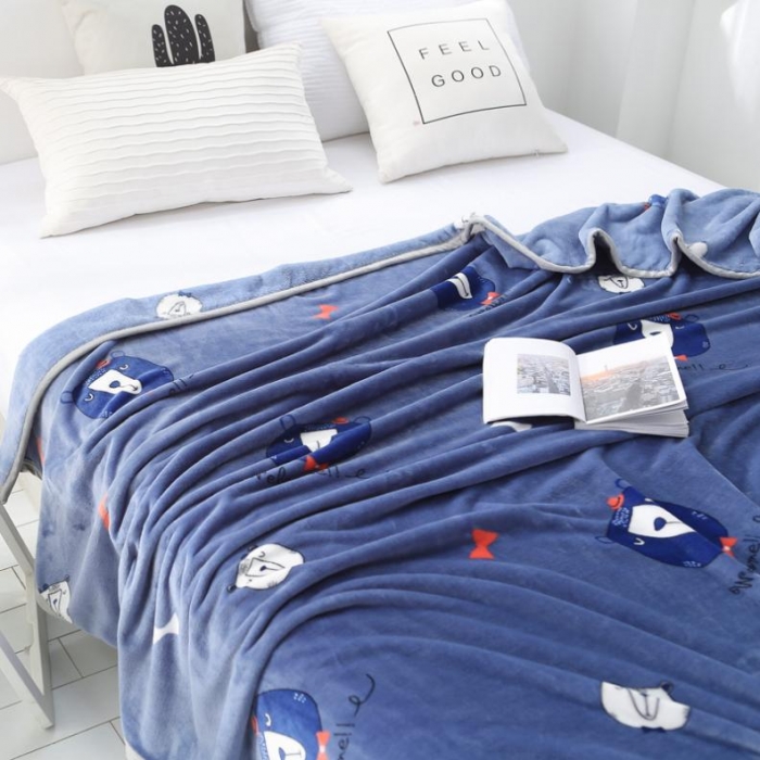 91家纺网 家纺一手货源 找家纺 羋多家纺 云貂绒毛毯童毯盖毯 俏皮物语