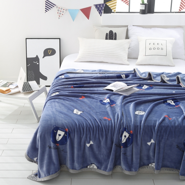 91家纺网 家纺一手货源 找家纺 羋多家纺 云貂绒毛毯童毯盖毯 俏皮物语