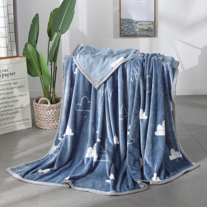 91家纺网 家纺一手货源 找家纺 羋多家纺 云貂绒毛毯童毯盖毯 时尚天空