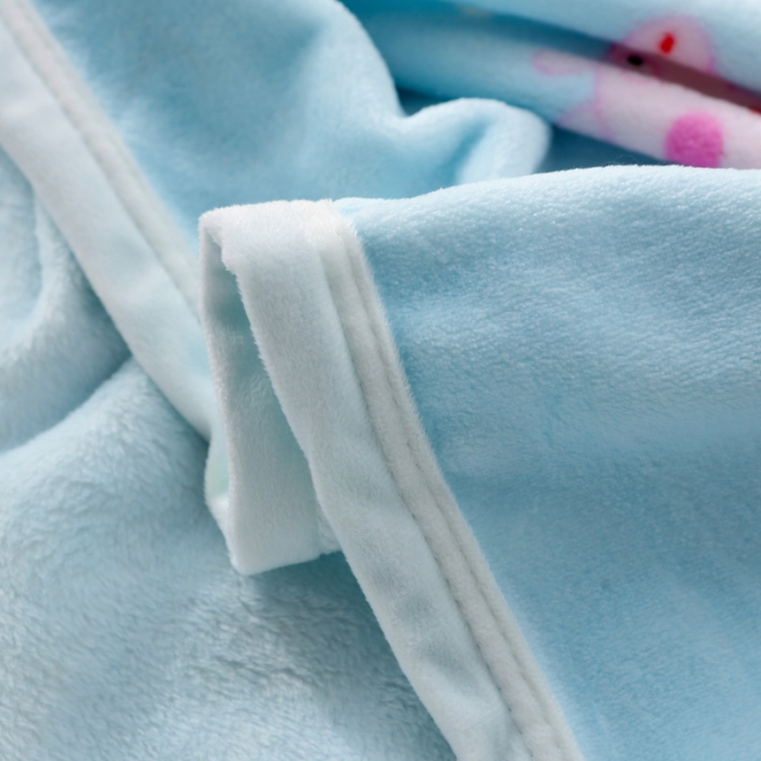 91家纺网 家纺一手货源 找家纺 羋多家纺 云貂绒毛毯童毯盖毯 小猪佩奇