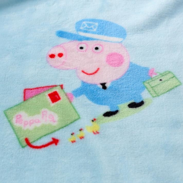 91家纺网 家纺一手货源 找家纺 羋多家纺 云貂绒毛毯童毯盖毯 小猪佩奇