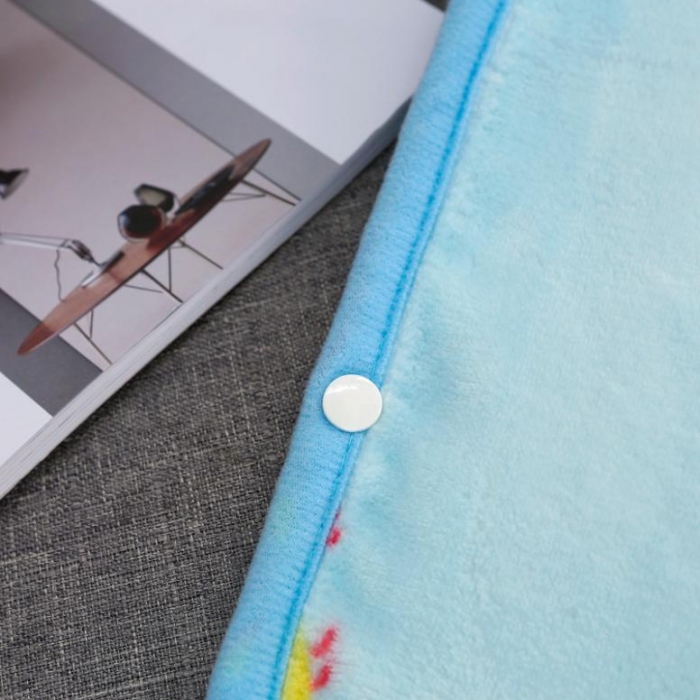 91家纺网 家纺一手货源 找家纺 羋多家纺 单层双面加厚多功能毯童毯披肩毯 小猪佩奇（单）