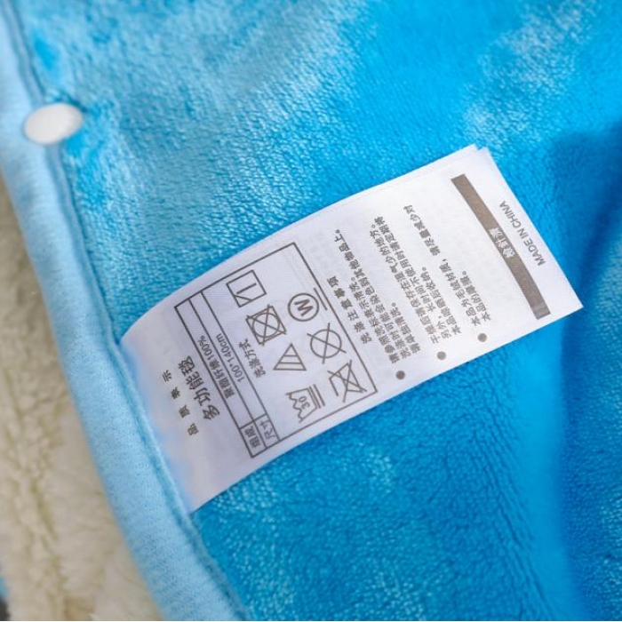 91家纺网 家纺一手货源 找家纺 羋多家纺 双层（法莱绒+羊羔绒 ）多功能毯童毯披肩毯 蓝色