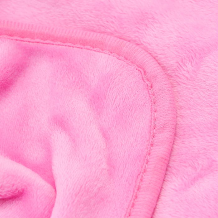 91家纺网 家纺一手货源 找家纺 羋多家纺 单层双面加厚多功能毯童毯披肩毯 粉色