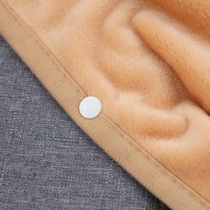 91家纺网 家纺一手货源 找家纺 羋多家纺 单层双面加厚多功能毯童毯披肩毯 黄色 