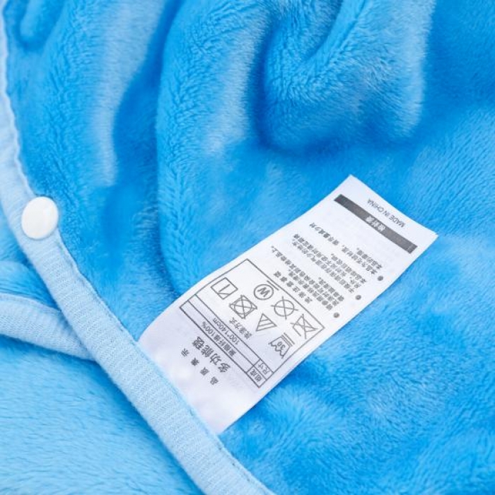 91家纺网 家纺一手货源 找家纺 羋多家纺 单层双面加厚多功能毯童毯披肩毯 蓝色