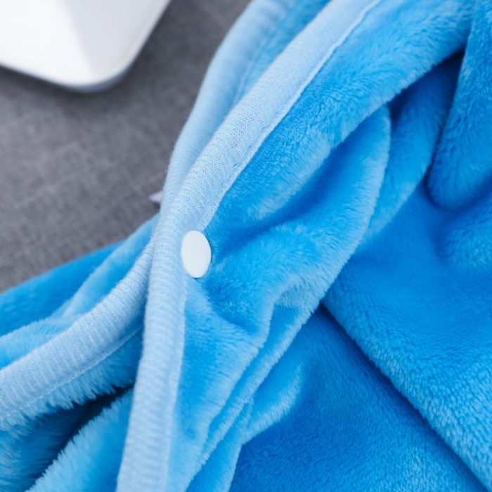 91家纺网 家纺一手货源 找家纺 羋多家纺 单层双面加厚多功能毯童毯披肩毯 蓝色