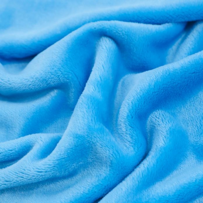91家纺网 家纺一手货源 找家纺 羋多家纺 单层双面加厚多功能毯童毯披肩毯 蓝色