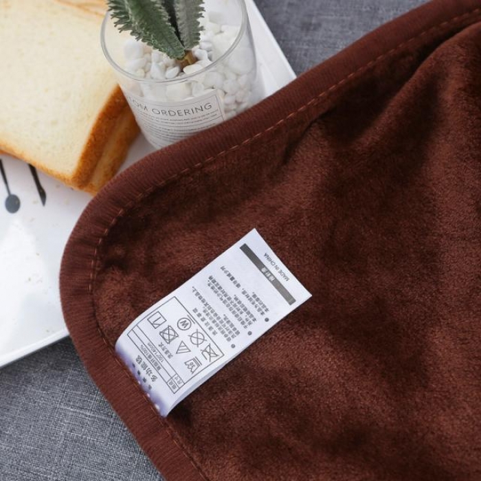 91家纺网 家纺一手货源 找家纺 羋多家纺 单层双面加厚多功能毯童毯披肩毯 深咖