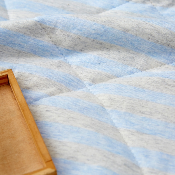 91家纺网 家纺一手货源 找家纺 羋多家纺 2020新款针织全棉&amp;凉感夏被 针织-蓝