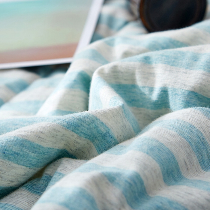 91家纺网 家纺一手货源 找家纺 羋多家纺 2020新款针织全棉&amp;凉感夏被 针织-绿