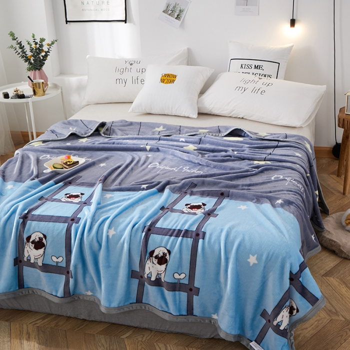 91家纺网 家纺一手货源 找家纺 羋多家纺 2023新款冰貂绒系列毛毯 Part狗