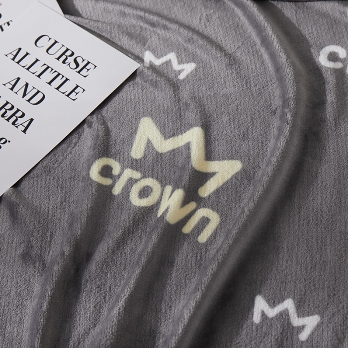 91家纺网 家纺一手货源 找家纺 羋多家纺 2023新款冰貂绒系列毛毯 皇冠