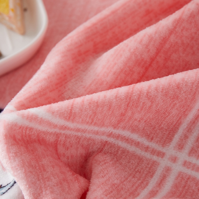 91家纺网 家纺一手货源 找家纺 羋多家纺 2023新款冰貂绒系列毛毯 柠檬小姐