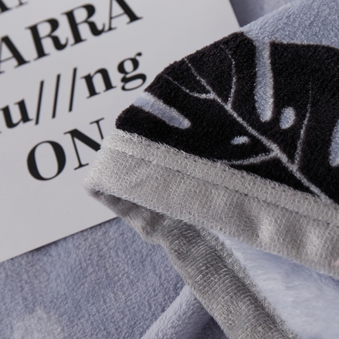 91家纺网 家纺一手货源 找家纺 羋多家纺 2023新款冰貂绒系列毛毯 天空之羽