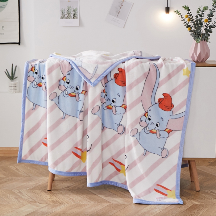 91家纺网 家纺一手货源 找家纺 羋多家纺 2023新款冰貂绒系列毛毯 小飞象