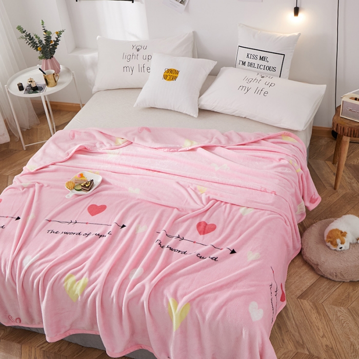 91家纺网 家纺一手货源 找家纺 羋多家纺 2023新款冰貂绒系列毛毯 心动