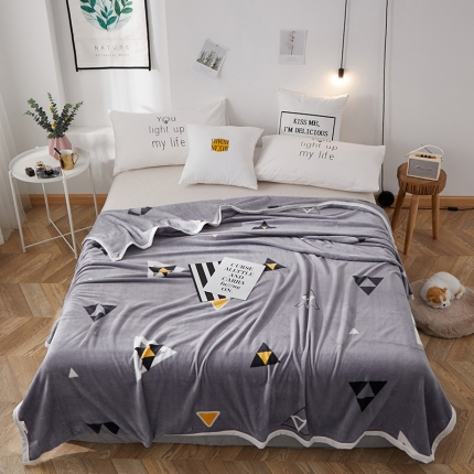 羋多家纺 2023新款冰貂绒系列毛毯 星际穿越