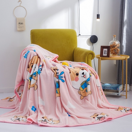 91家纺网 家纺一手货源 找家纺 （总）羋多家纺 2023新款云貂绒毛毯童毯盖毯