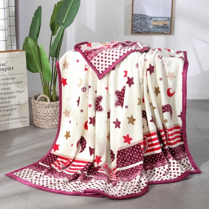 91家纺网 家纺一手货源 找家纺 （总）羋多家纺 2023新款云貂绒毛毯童毯盖毯