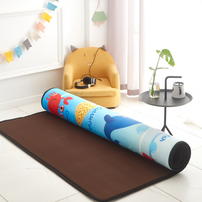 91家纺网 家纺一手货源 找家纺 星期八 2018新款独家音乐游戏垫海洋世界  地垫