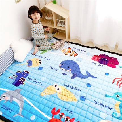 91家纺网 家纺一手货源 找家纺 （总）星期八  2019新款 棉质音乐地垫