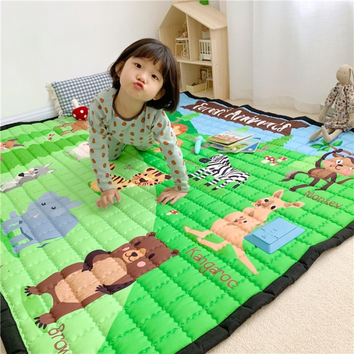 91家纺网 家纺一手货源 找家纺 （总）星期八  2019新款 棉质音乐地垫