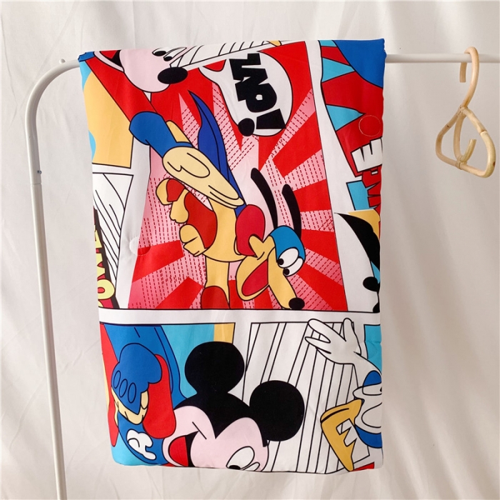 91家纺网 家纺一手货源 找家纺  星期八 2019新款ins风夏被 米奇