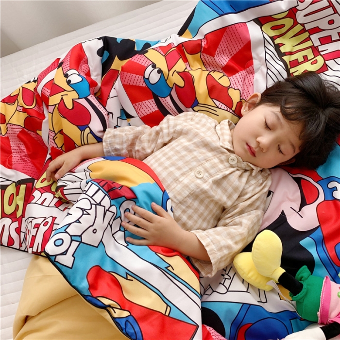 91家纺网 家纺一手货源 找家纺  星期八 2019新款ins风夏被 米奇