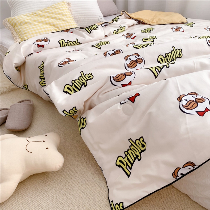 91家纺网 家纺一手货源 找家纺 星期八 2019新款ins风夏被 品客