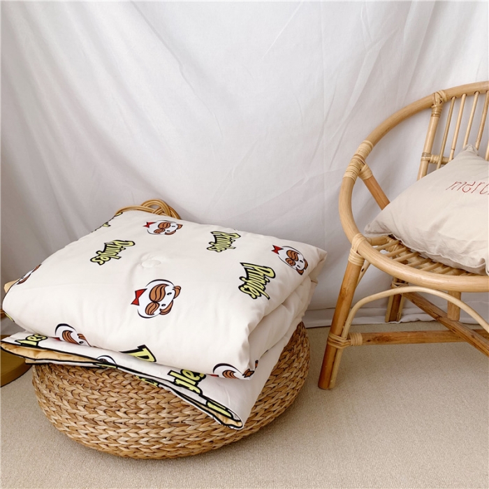 91家纺网 家纺一手货源 找家纺 星期八 2019新款ins风夏被 品客