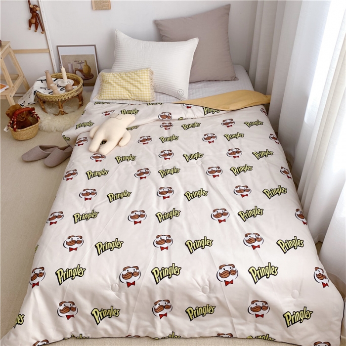 91家纺网 家纺一手货源 找家纺 星期八 2019新款ins风夏被 品客