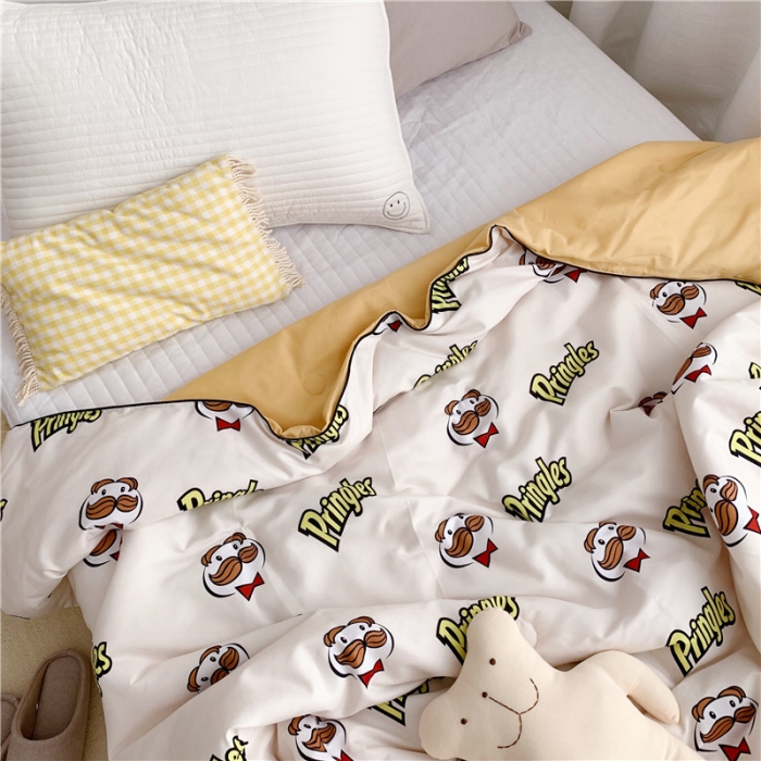 91家纺网 家纺一手货源 找家纺 星期八 2019新款ins风夏被 品客