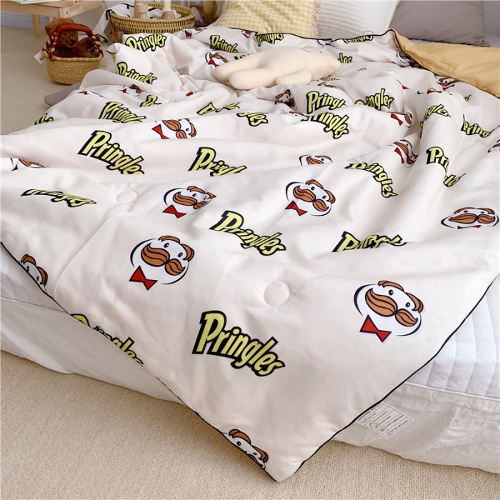 91家纺网 家纺一手货源 找家纺 星期八 2019新款ins风夏被 品客