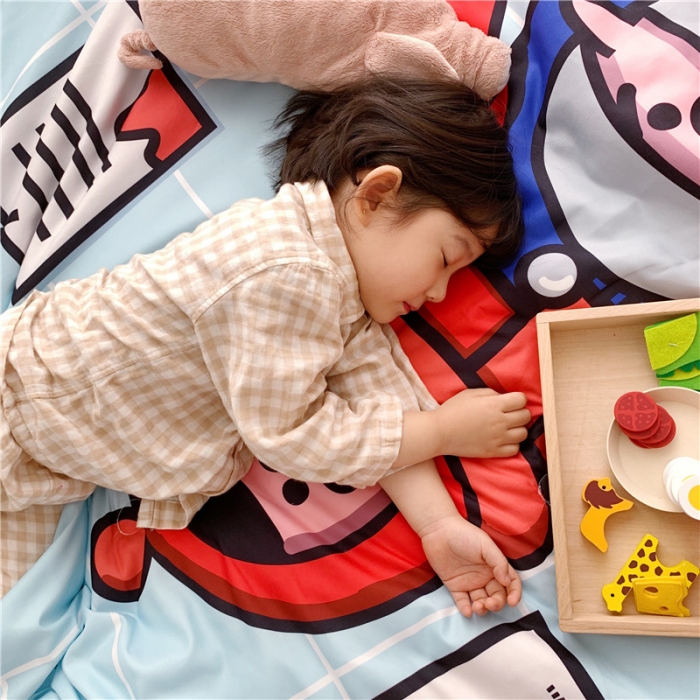 91家纺网 家纺一手货源 找家纺 星期八 2019新款ins风夏被 猪先生