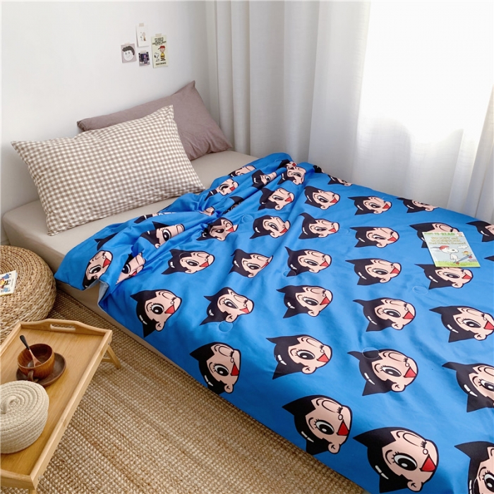 91家纺网 家纺一手货源 找家纺 星期八 2019新款ins风夏被  阿童木