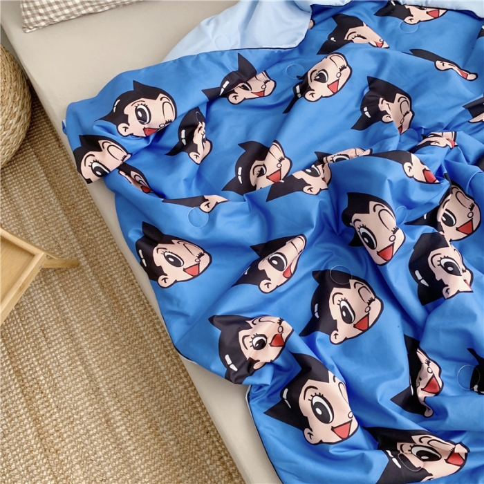 91家纺网 家纺一手货源 找家纺 星期八 2019新款ins风夏被  阿童木