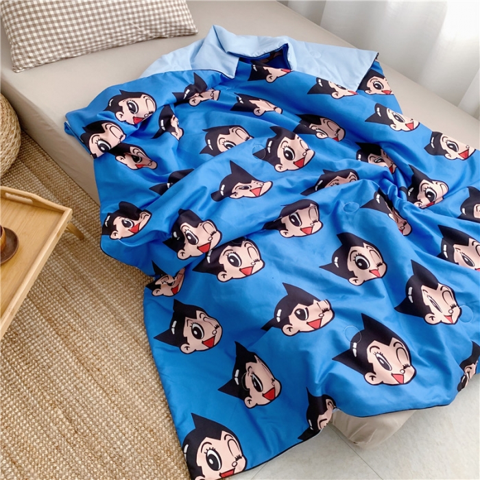 91家纺网 家纺一手货源 找家纺 星期八 2019新款ins风夏被  阿童木