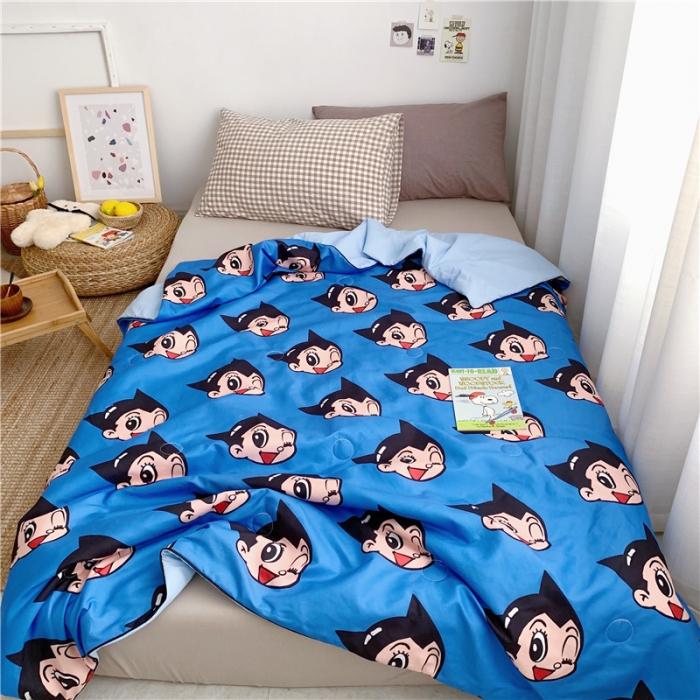 91家纺网 家纺一手货源 找家纺 星期八 2019新款ins风夏被  阿童木