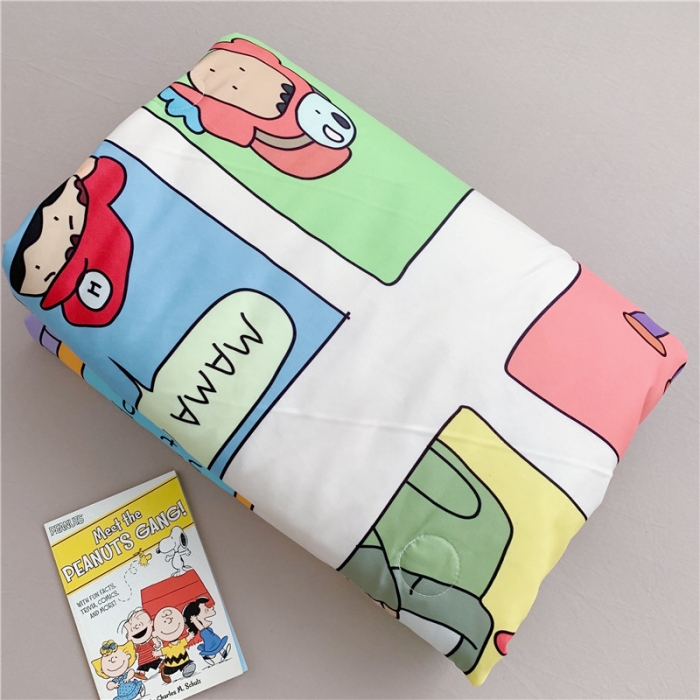 91家纺网 家纺一手货源 找家纺 星期八 2019新款ins风夏被 马里奥