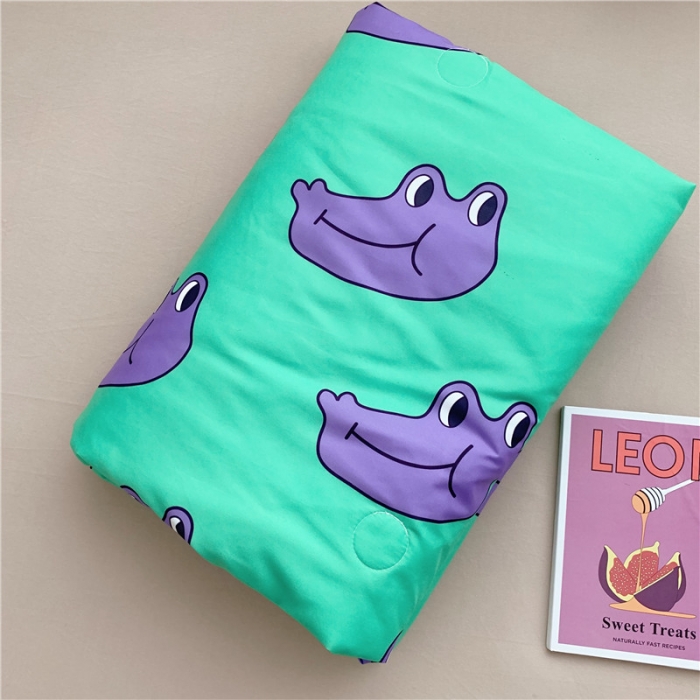 91家纺网 家纺一手货源 找家纺 星期八 2019新款ins风夏被 鳄鱼